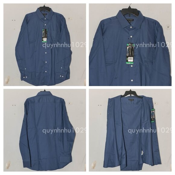 Banana Republic Mens Shirt Blue Non Iron Slim Fit - Picture 1 of 8